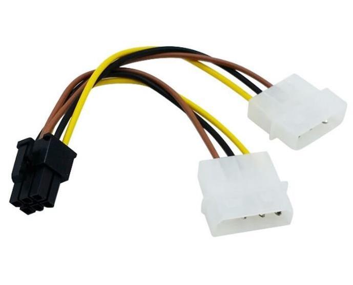 2X4 PİN MOLEX 6 PIN PCIe ÇEVİRİCİ - Hepsi Elektronik